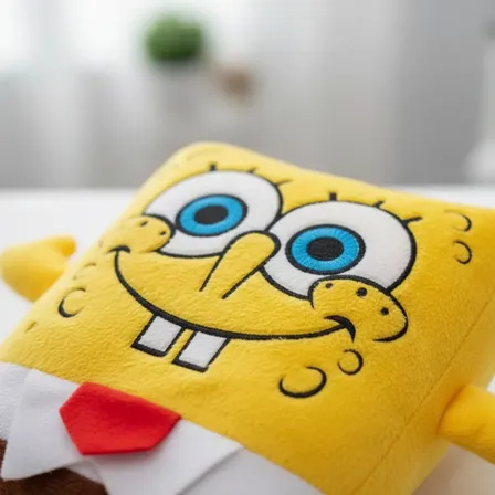 Boneco Pelúcia Bob Esponja Grande 50cm Imperdível Promoção Amarelo