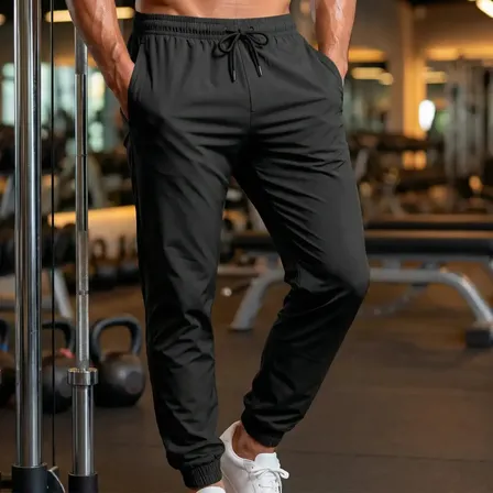 Calça Jogger Masculina Tactel Com Elastano Academia Treino