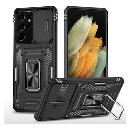 Capa Capinha Anti-impacto Compatível Samsung Armadura Preto A56