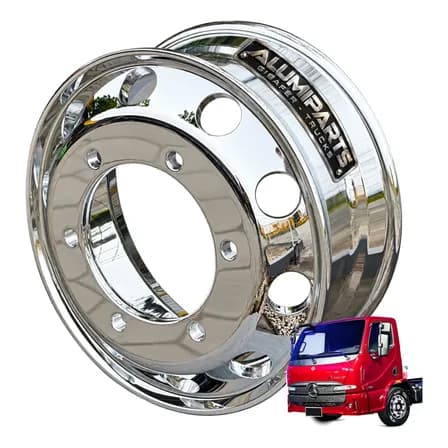 Roda Alumínio 17,5 X 6,75 Mb Accelo 1016, 1017 Alto Brilho