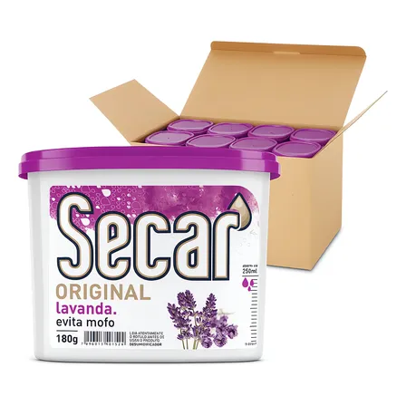 24 Und Antimofo Secar 180g Lavanda Desumidificador Armario Lavanda