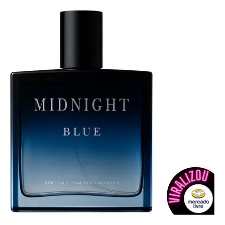 Perfume Masculino Midnight Blue Magnético Uso Noturno 100ml