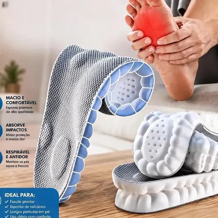 Palmilha De Altissimo Conforto Corrida 4d Tênis Sapatos