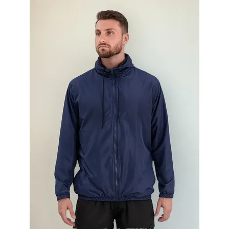 Jaqueta Corta Vento Impermeável Semi Forrada Com Capuz - T&g