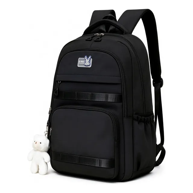 Mochila Feminina Para Escola Trabalha Nylon Impermeável