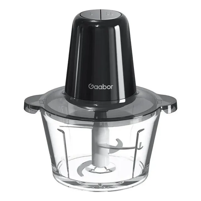 Processador De Alimentos Gaabor Mg-15m02as 300w Copo Vidro Preto 110v