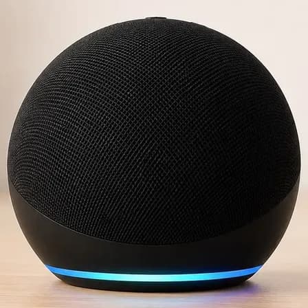 Alaxe Caixa De Som Inteligente Comando Voz Portátil Bluetoot Preto