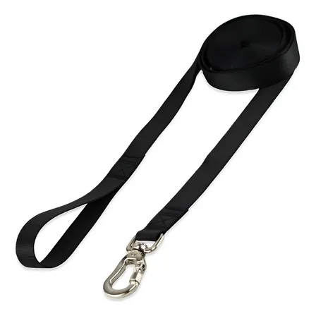 Coleira Guia Longa 10 Metros Para Cães Cachorro Basic Pet Cor Preto Tamanho Grande Adestramento Passeio