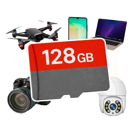 Cartão De Memória Para Câmeras Wi-fi Drones 128gb Micro Sd