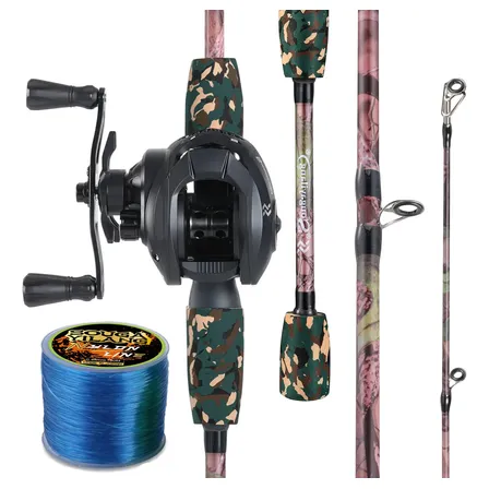 Kit De Pesca Completo Vara 1.68m/1.80m + Carretilha E Linha Vara-1.68m Esquerdo