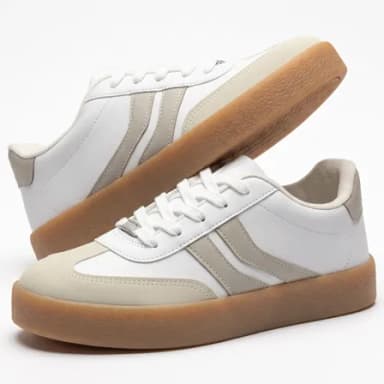 Tenis Feminino Casual Vizzano Flataform Conforto Leve Branco
