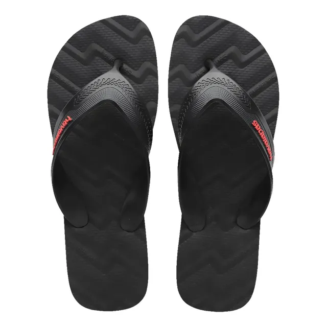 Chinelo Havaianas Masculino Track Waves Lançamento Preto
