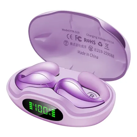 Fone De Ouvido Bluetooth Boytond S19ai Tradução Tempo Real Violeta