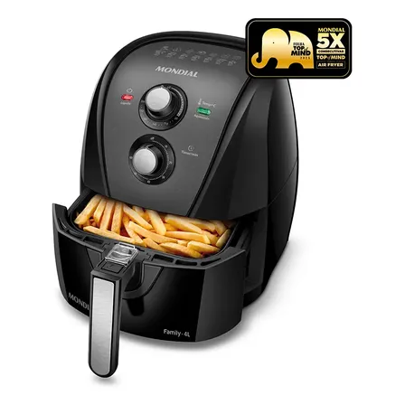 Fritadeira Sem Óleo Air Fryer 4l Mondial 1500W AFN-40-BFT