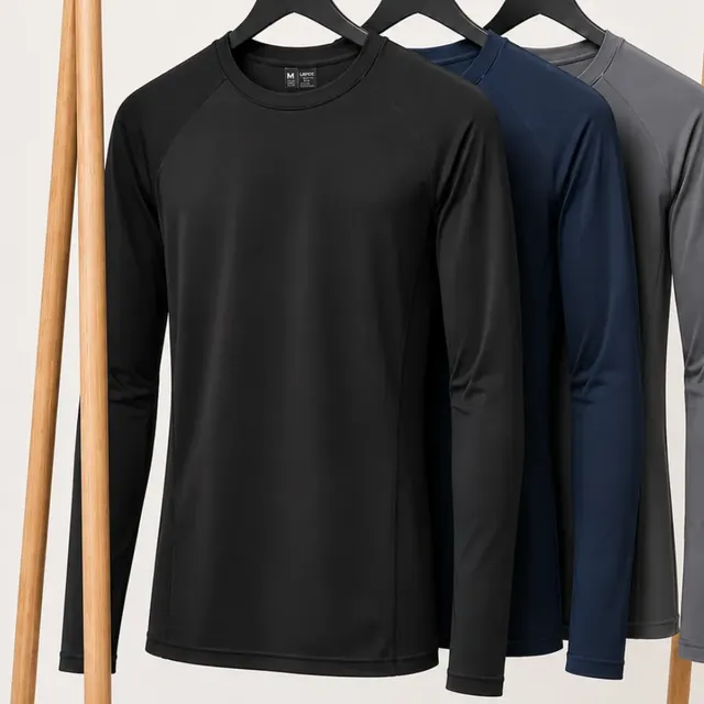 Kit 3 Blusa Masculina Térmica Uv Segunda Pele Compressão