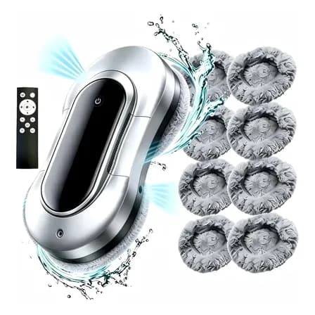 Robô Limpa Vidro Inteligente Ultrassônico Automático Mestre Cinza-escuro 127/220v