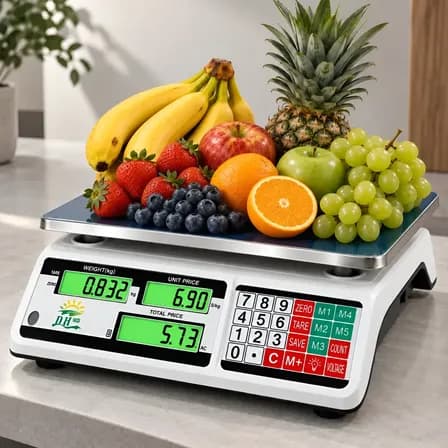 Balança Digital Eletrônica Comercial 40kg Precisão Bivolt 127/220v Azul-turquesa