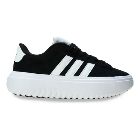 Tênis Feminino Grand Court Platform adidas Core Black/cloud White/core Black Liso 35 Br