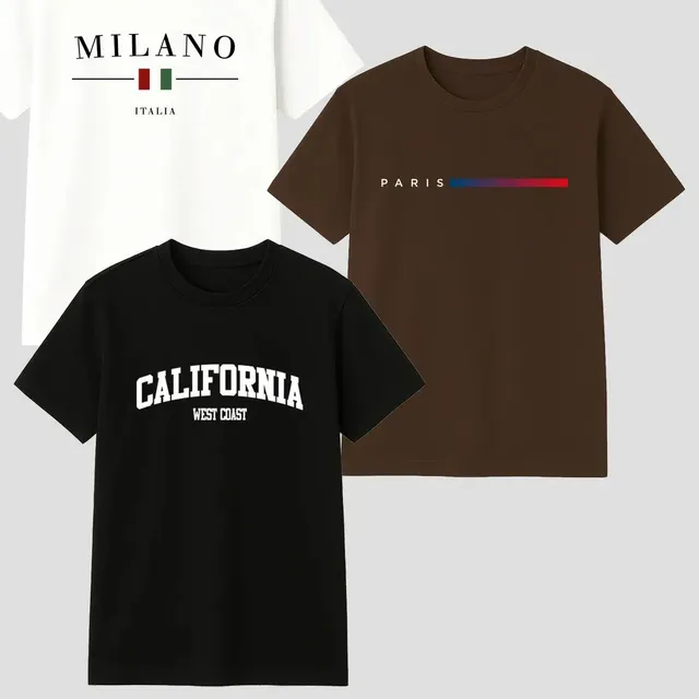 *Kit 3 Camisetas Algodão Premium*