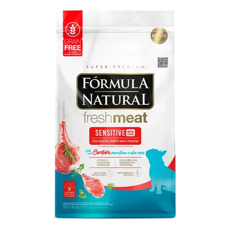 Ração Fresh Meat Sensitive Cão Adulto Pequeno Cordeiro 10kg