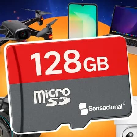 Cartão De Memória 128 Gb Para Câmeras Wi-fi Drones Micro Sd
