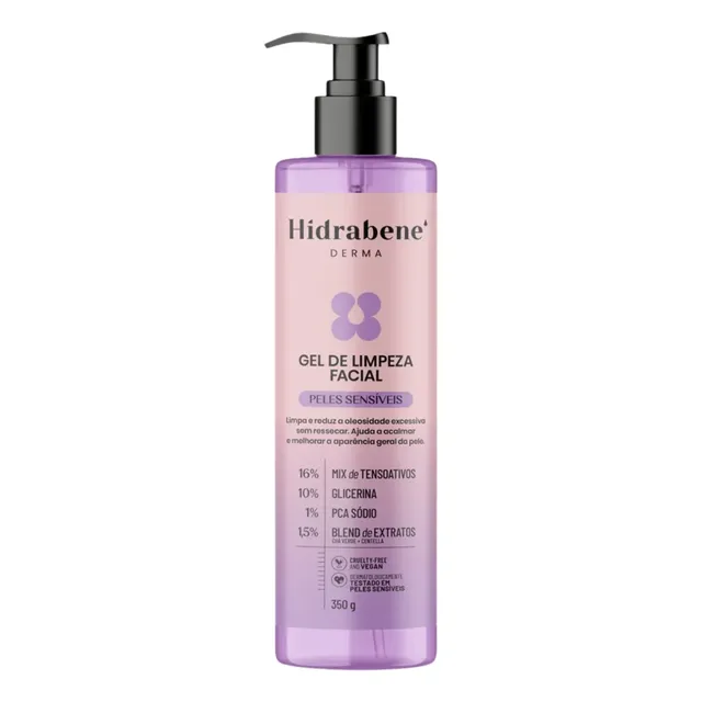 Gel De Limpeza Facial Hidrabene - Peles Sensíveis 350g Sensível Dia/noite
