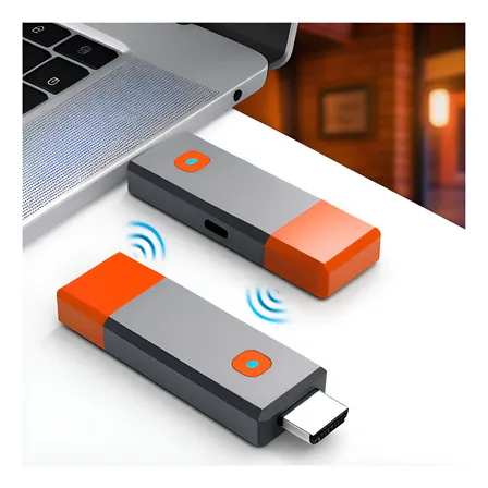 Transmissor Receptor Hdmi Sem Fio Wireless 1080p 50m Cinza 5v