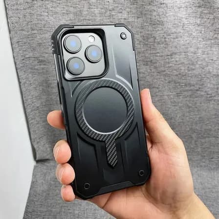 Capa Durável Case Para Capinha Celular iPhone 17 16 Pro Max Preto 16promax