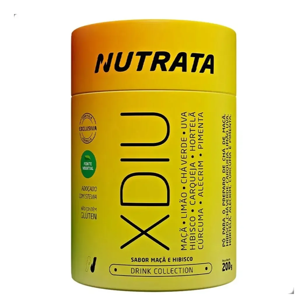 Xdiu Sabor Maçã E Hibisco - Nutrata 200g