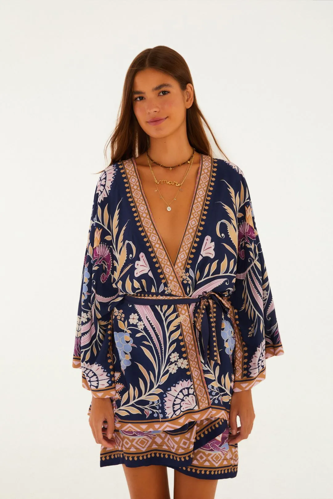 Kimono Estampado Leveza Romântica