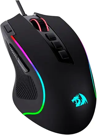 Mouse Gamer Redragon Predator RGB M612-RGB, Preto