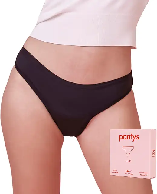 Calcinha Absorvente Menstrual Pantys Xodó, Fluxo Moderado, Feminino, 1 Unidade