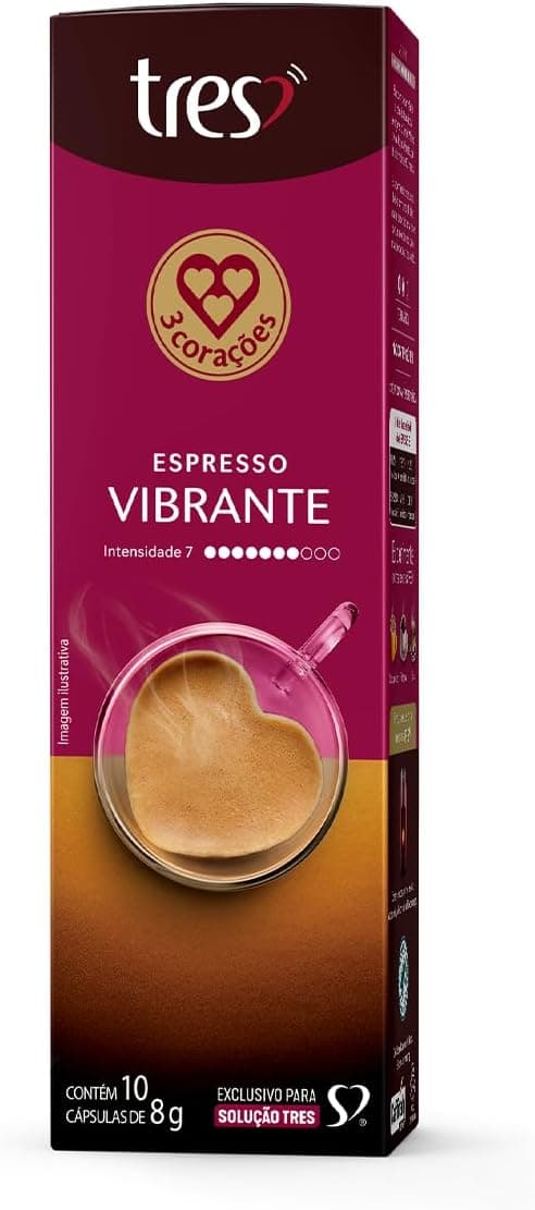 Capsula Café Espresso 3 Corações Vibrante