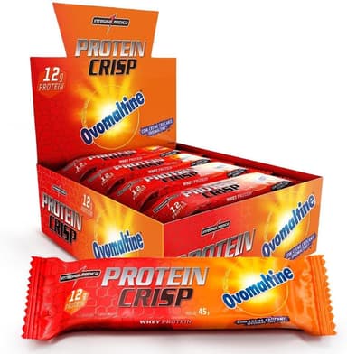 Integralmedica Whey Protein Crisp Bar Ovomaltine 12 Unidades