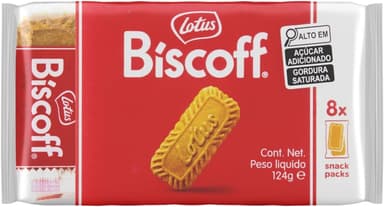 Lotus Biscoff Biscoito Doce Pacote 124G