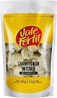 Vale Fértil Cogumelo Champignon Em Conserva Inteiro Sachê 160G